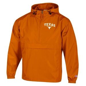 Texas Longhorns Anorak Jacket, Small, Orange, University of Texas
